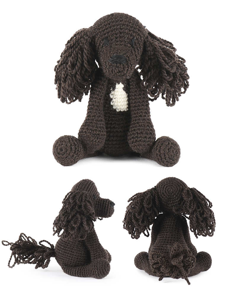 toft ed's animal Larry the Sprocker amigurumi crochet